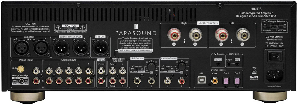 Parasound Halo Hint 6